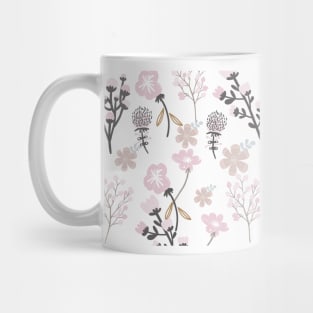 Elegant Pink Abstract flower design Mug